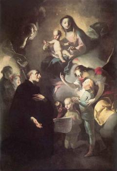 Saint Joseph Calasantius Before The Virgin